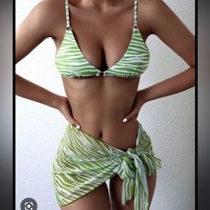 Shein Zebra Bathing Suit